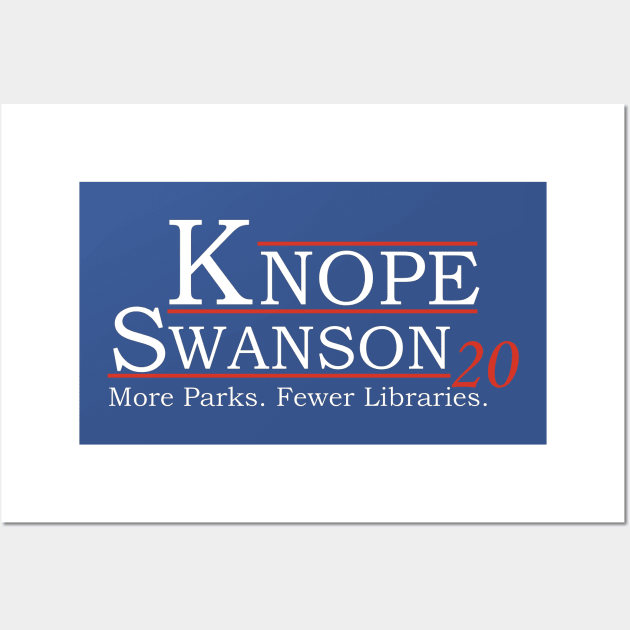Knope Swanson 2020 Wall Art by rgritzke@gmail.com
